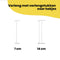 Safety 1st Flat Step Traphekje - 73 t/m 80 cm - Uitbreidbaar - Klembevestiging- Metal White