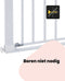 Safety 1st Flat Step Traphekje - 73 t/m 80 cm - Uitbreidbaar - Klembevestiging- Metal White