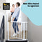 Safety 1st Flat Step Traphekje - 73 t/m 80 cm - Uitbreidbaar - Klembevestiging- Metal White