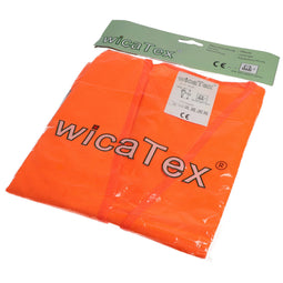 Safety vest universal size EN ISO 20471 orange, safety vest, safety clothing