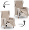 Bankbedekking Eysa NORUEGA Beige 100 x 110 x 55 cm