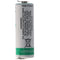 SAFT LS17500 lithium battery, size A, with single print contacts