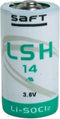 Saft LSH 14 C LS26500 3,6Volt Lithium Batterij