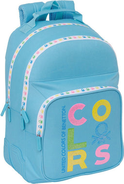 Safta Dubbele Benetton Rugzak Blauw