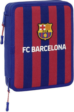 Safta F.c Barcelona Big Double 56 Units Etui Blauw Man