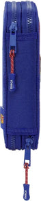 Safta Fc Barcelona Double Filled Etui 28 Eenheden Rood,Blauw Man