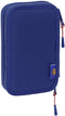 Safta Fc Barcelona Double Filled Etui 28 Eenheden Rood,Blauw Man