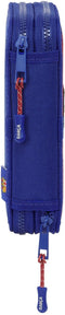 Safta Fc Barcelona Double Filled Etui 28 Eenheden Rood,Blauw Man