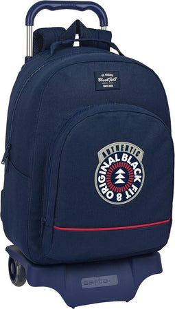 Safta Met Blackfit8 Authentic Trolleywielen Rugzak Blauw