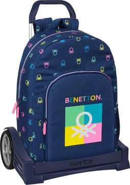 Safta Met De Evolutie Van De Benetton-kar Rugzak Blauw