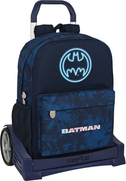 Safta Met De Evolutie Van De Trolley De Legendarische Batman Rugzak Blauw