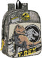 Safta Mini 27 Cm Jurassic World Warning Rugzak Veelkleurig