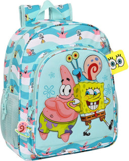 SAFTA SpongeBob Stay Positive - Rugzak - Blauw