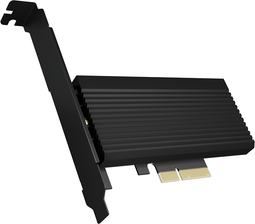 Icy Box PCIe 4.0 - M.2 NVMe SSD Extensiekaart - 64 Gbit/s - Zwart