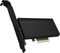 Icy Box PCIe 4.0 - M.2 NVMe SSD Extensiekaart - 64 Gbit/s - Zwart