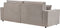 KARILA - Hoekbank met opbergruimte - Taupe - Linkszijdig - Polyester