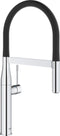 GROHE Essence New Professional - Keukenkraan - Hoge draaibare uitloop 360˚ - 2 straalopties - Chroom