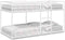 vidaXL - Stapelbed - zonder - matras - 90x190 - cm - staal - wit