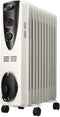 Sahara Olieradiator - Oliegevulde Radiator - Kachel Elektrisch - Olieradiator Elektrisch - Olieradiator met thermostaat - 2500W - 11 Kamers - Wit