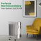 Sahara Olieradiator - Oliegevulde Radiator - Kachel Elektrisch - Olieradiator Elektrisch - Olieradiator met thermostaat - 2500W - 11 Kamers - Wit