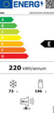 AEG OSC5D181ES - Koelkast - 269 l - No Frost - Energieklasse E