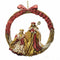 Kerstversiering DKD Home Decor Rood Gouden (30 x 5 x 30 cm)