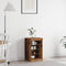 vidaXL - Sideboard - met - LED - Verlichting - Oude - Hout - 41x37x67 - cm