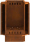vidaXL - Rookloze - Vuurkorf - 38x38x51 - cm - Weervast - Staal