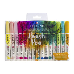 Talens - Brushpen ecoline additional set 30 stuks