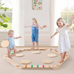 Saimly - Montessori - Balancer - Dubbelzijdig - Kleurrijke Obstakels