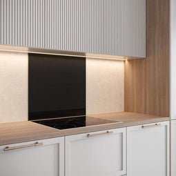 Saint-Gobain Zwart geëmailleerde glazen kapvoet 45x60