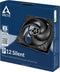 ARCTIC P12 Silent - Case Fan - 120mm 1050 RPM 7 dB - Zwart