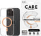 PanzerGlass CARE by PG Peachy MagS iPhone16 6.3 Pro - Soft case - Milieuvriendelijk - MagSafe geschikt