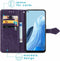 iMoshion Hoesje Geschikt voor Oppo Find X5 Lite 5G Hoesje Met Pasjeshouder - iMoshion Mandala Bookcase - Paars