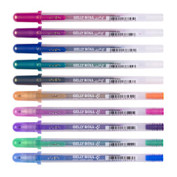 Sakura - Gelschrijver gelly roll gold silver shadow | 6 stuks