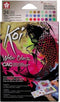 Sakura Koi Water Colors pocketbox - 24 aquarel napjes - metallic kleuren - met met Koi Water Brush