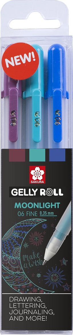 Sakura Unieke collectie van 3 Gelly Rolls Moonlight 06 Galaxy