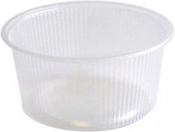 Saladboxx Saladebak rond 125ml 10x100 stuks incl deksel
