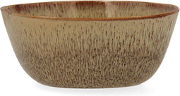 Saladekom Bidasoa Ikonic 20 x 19,5 x 8,5 cm Keramisch Bruin 3 Onderdelen (Pack 3x)