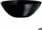Saladekom Luminarc Harena Zwart Glas (Ø 27 cm) (6 Stuks)