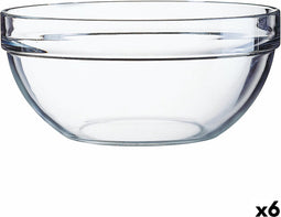 Saladekom Luminarc Transparant Glas (Ø 26 cm) (6 Stuks)