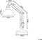 SALADO - Bureaulamp - Lichte houtkleur - Rubberhout