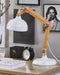 SALADO - Bureaulamp - Lichte houtkleur - Rubberhout