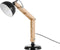 SALADO - Bureaulamp - Zwart - Rubberhout