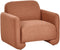 SALAND - Fauteuil - Goudbruin - Polyester
