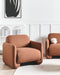 SALAND - Fauteuil - Goudbruin - Polyester