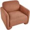 SALAND - Fauteuil - Goudbruin - Polyester