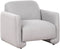 SALAND - Fauteuil - Grijs - Polyester
