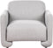 SALAND - Fauteuil - Grijs - Polyester