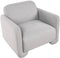SALAND - Fauteuil - Grijs - Polyester